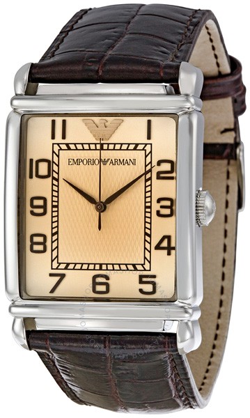 Armani AR0402 watch strap Leather 26mm