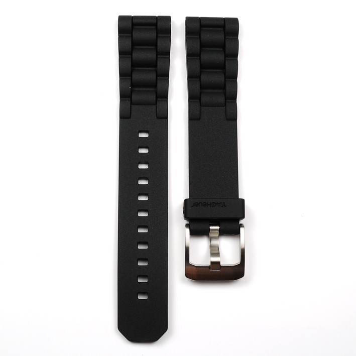 Watch strap Tag Heuer BT0711 BT0707 WAC1210 WAC1211 Rubber 17mm