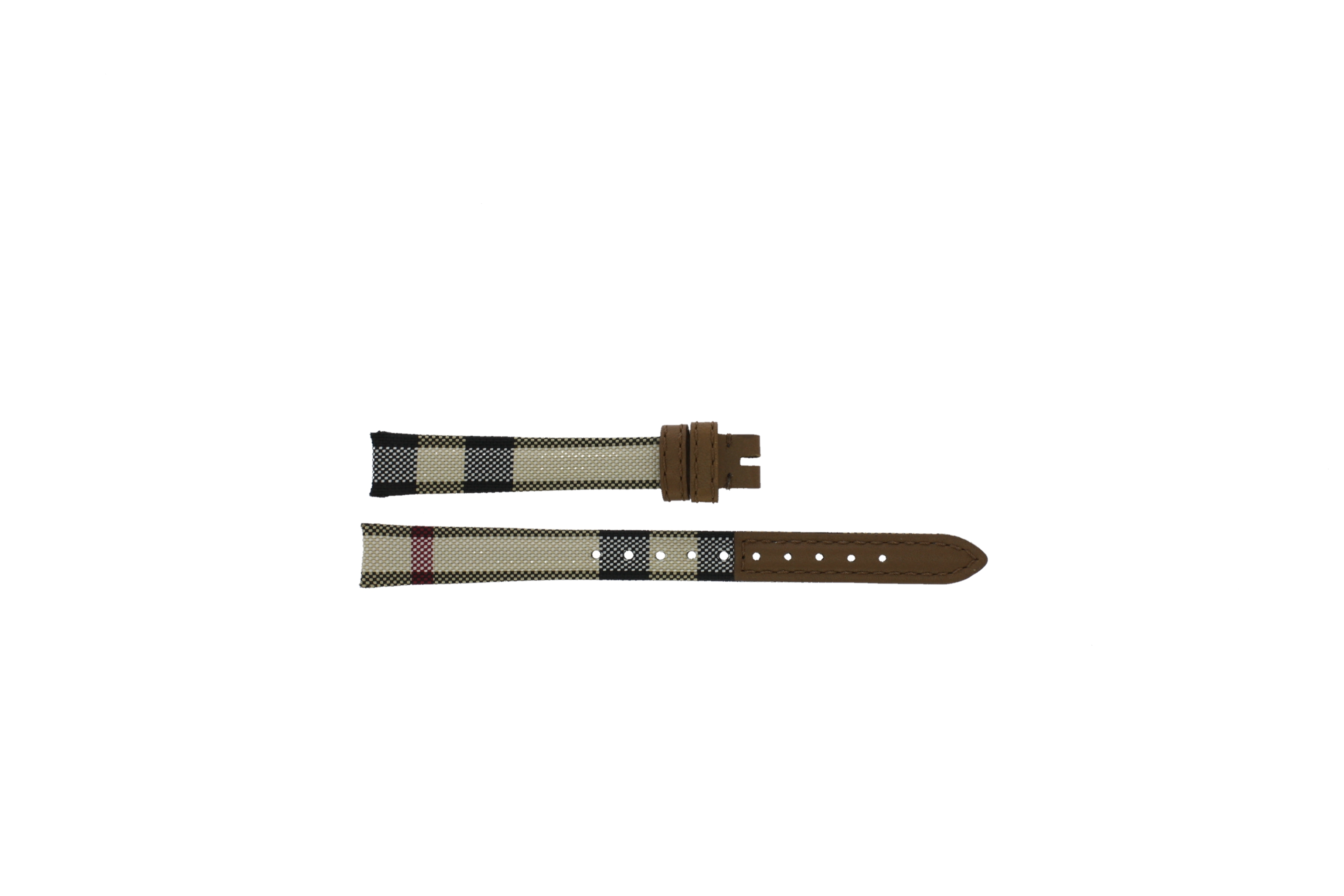 Watch strap Burberry BU10201 Leather 12mm