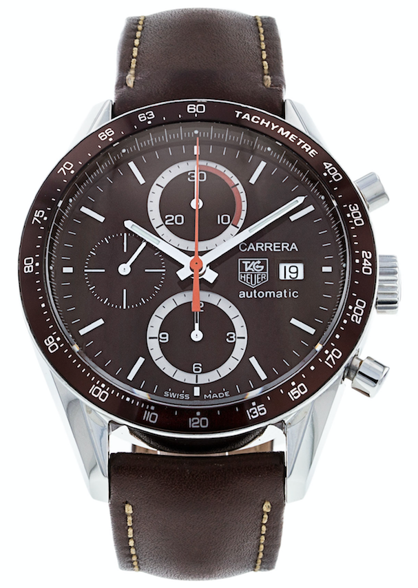 Tag heuer leather online strap watch