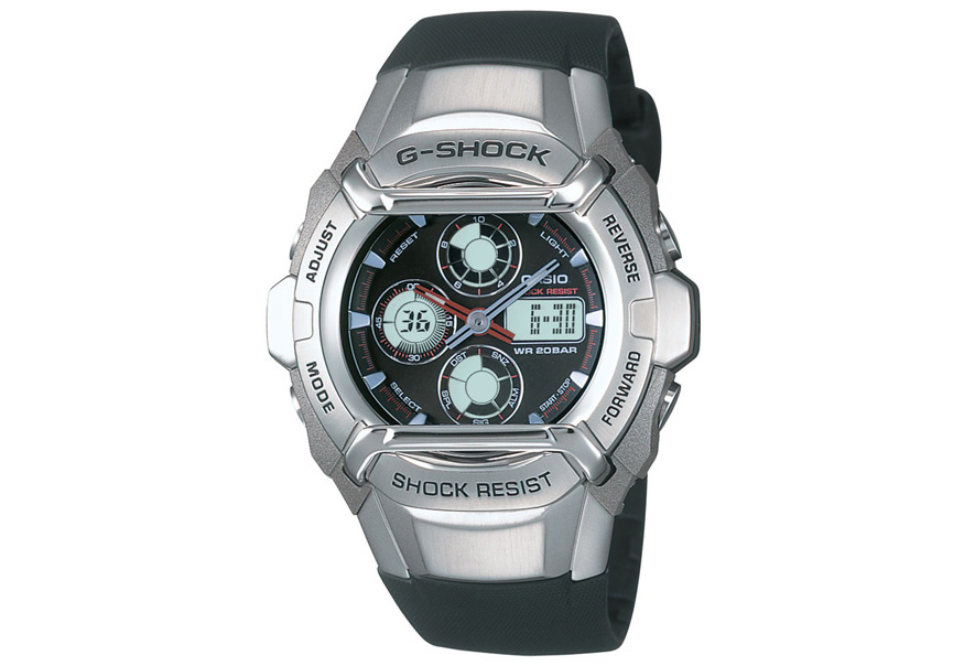 Watch strap Casio G-501-1A / G-511 / G-550FB / G-700 Plastic Black 23mm