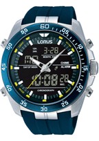 Watch band Lorus RW617AX9 / Z021-X007 / RHG019X Rubber 12mm