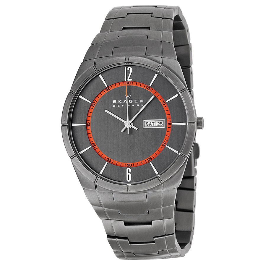 Skagen men's sales titanium watch