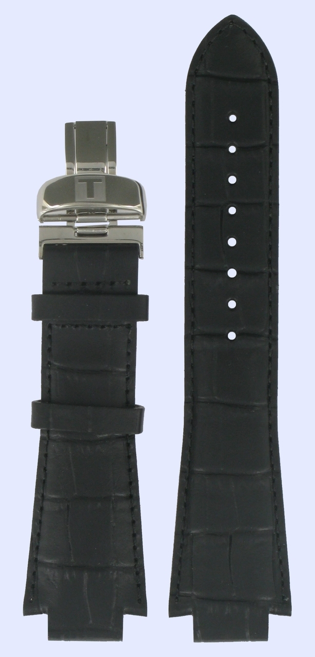 Watch strap Tissot T600013353 T600.4502318 Leather 15mm