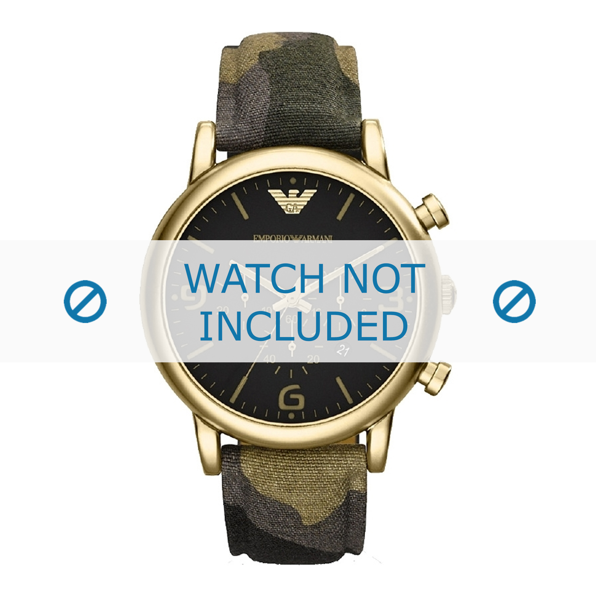 Armani watch strap AR1815 ⌚ - Armani - Buy online