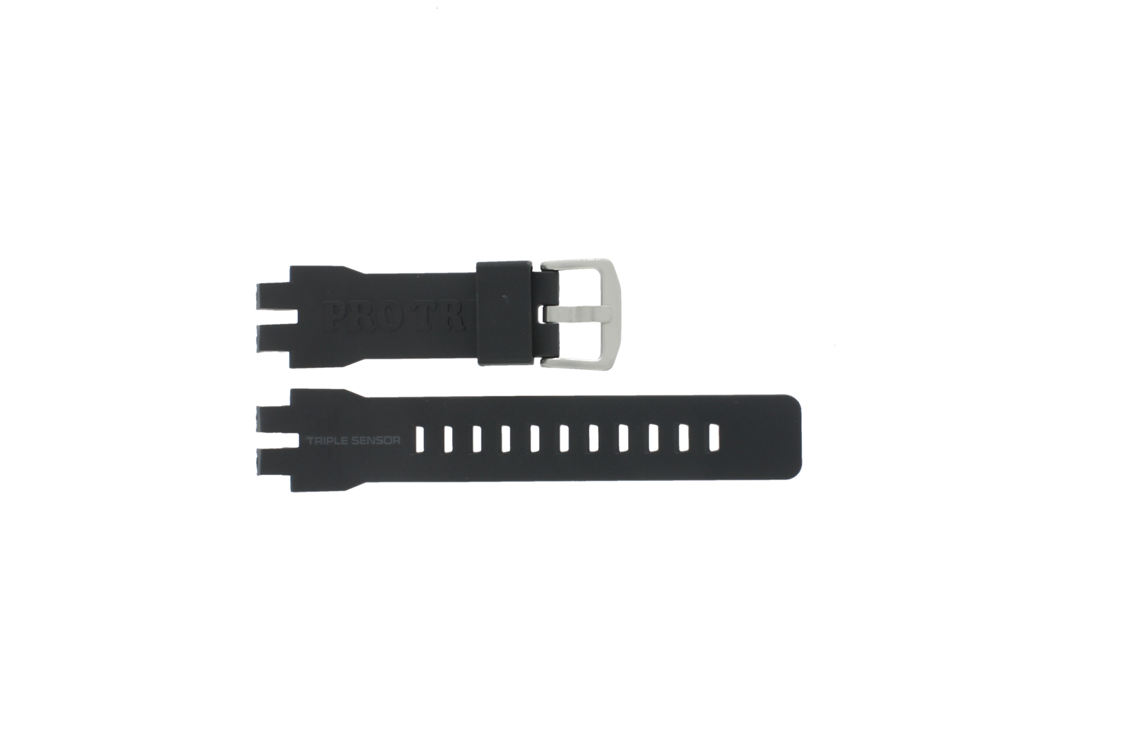 Watch band Casio PRW 6000 1 10471929 10466811 Carbon 16mm