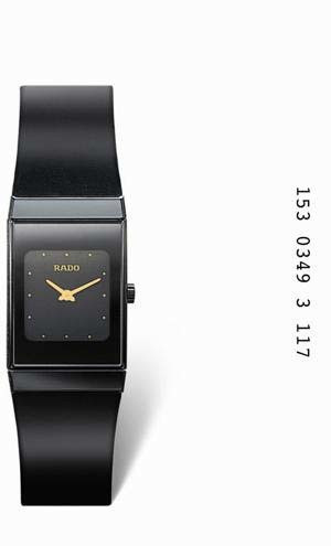 Rado rubber strap watch best sale