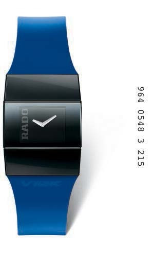 Watch strap Rado 01.964.0548.3.215 Rubber