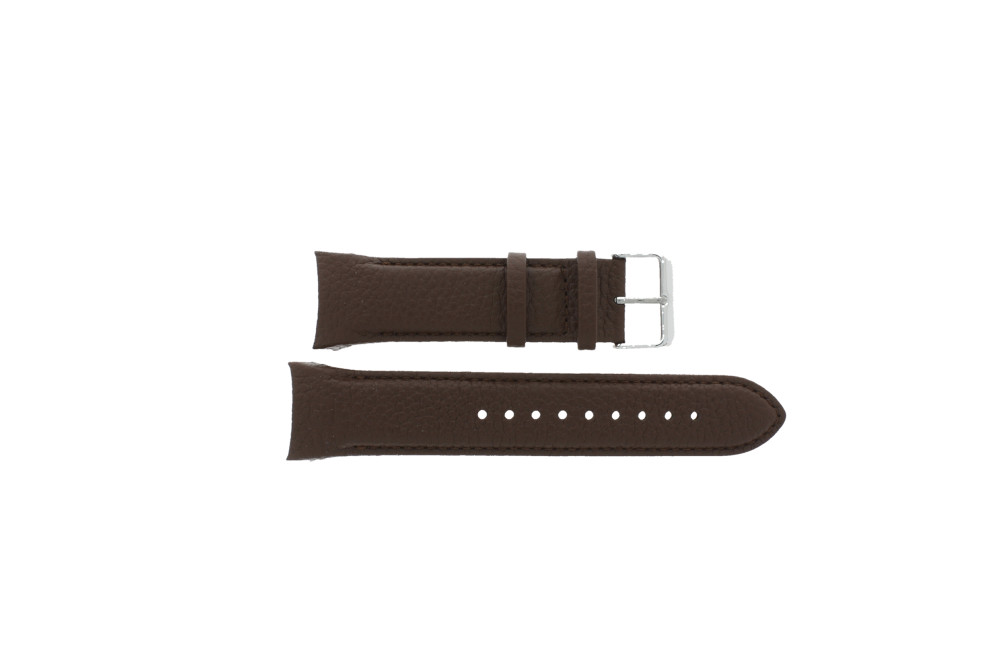 Watch strap Swiss Military Hanowa 06 4278.04.007 06 4278.04.001.05 STEEL BUCKLE LA 62 Leather Brown 24mm