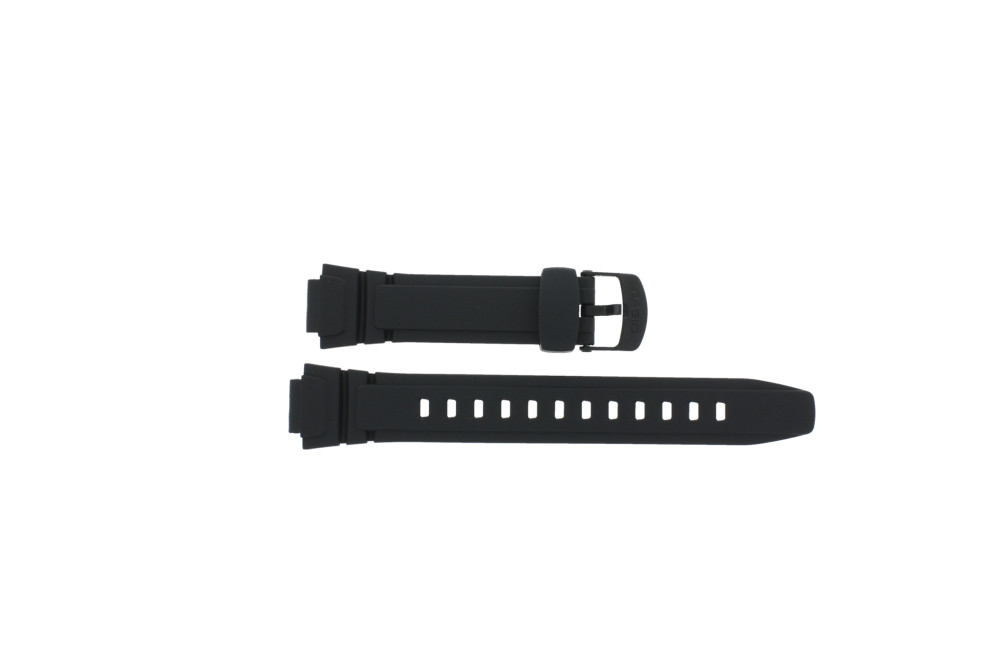 Watch strap Casio 10212268 AQ 180W 1BVES AQ 180W 7BVES W 213 Rubber Black 14mm