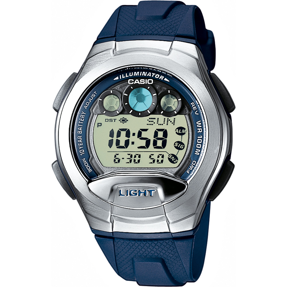 Watch strap Casio W 755 2AV.10257772 Plastic 18mm