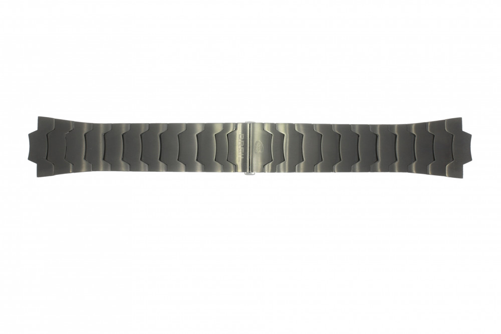 Watch strap Breil 2519773541 Steel Anthracite grey 13mm