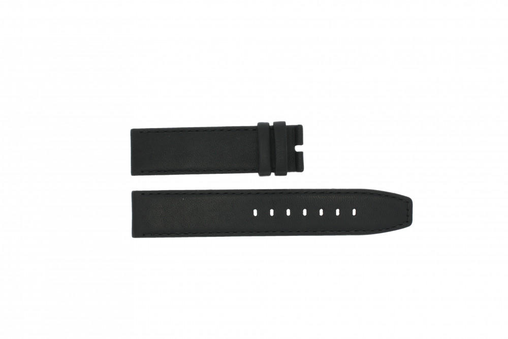 Watch strap Boccia 3780 01 Leather Black 20mm