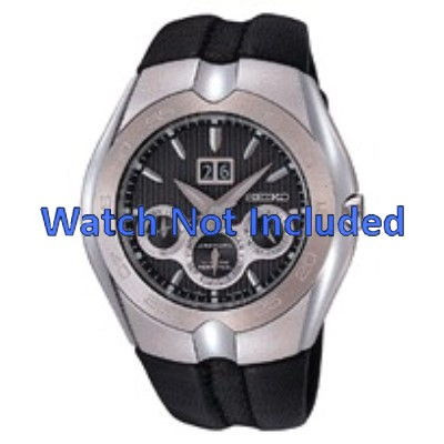 Seiko 7D46-0AA0 / SNP011P1 / 4KT4JB watch strap Leather 16mm