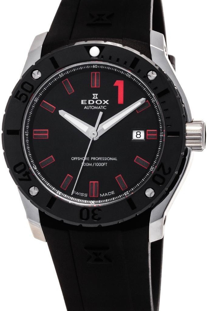 Edox 80088 watch strap Silicone 24mm