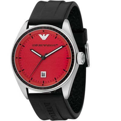 Armani shop rubber watch