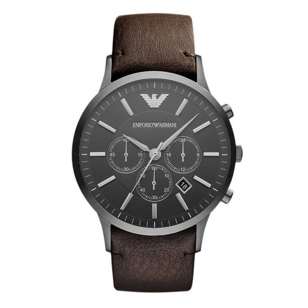 Watch band Armani AR2462 Leather 24mm