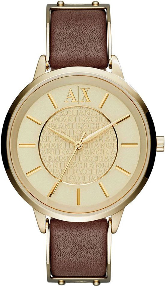 Watch strap Armani Exchange AX5310 Leather 16mm