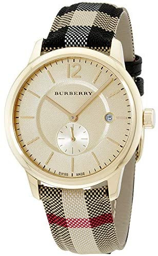 Burberry BU10001 watch strap Leather Textiles 20mm
