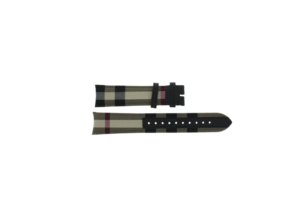Burberry BU10001 watch strap Leather Textiles 20mm