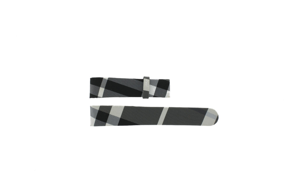 Watch band Burberry BU1077 BU1079 Leather Plastic 18mm