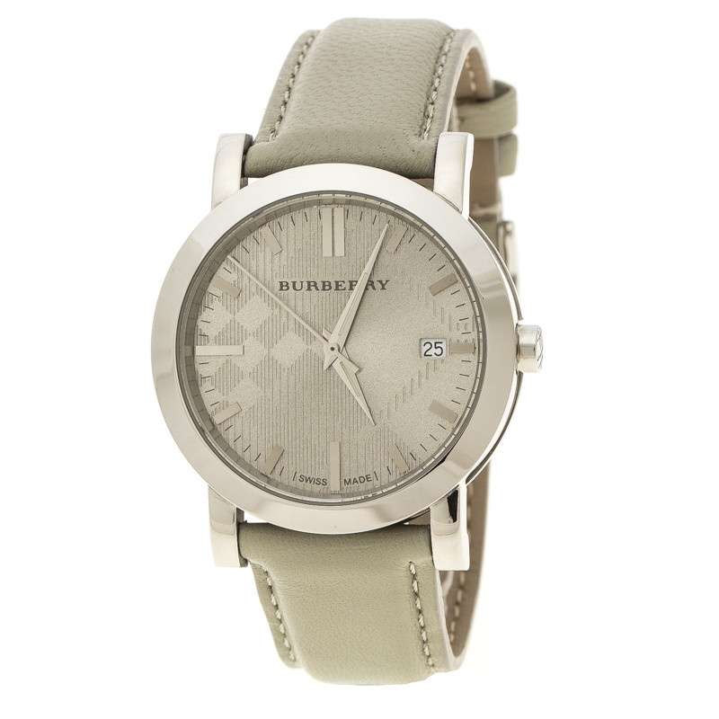 Burberry BU1754 watch strap Leather 20mm