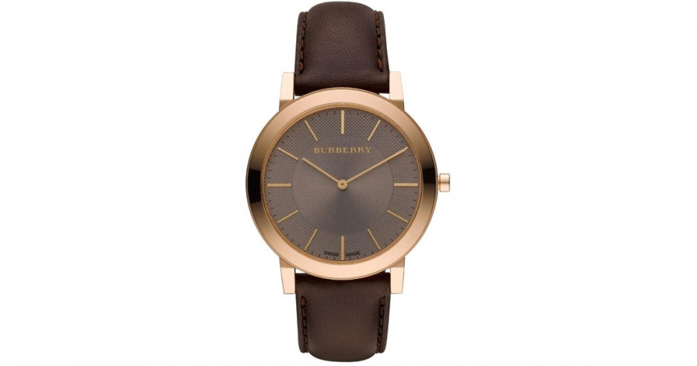 Burberry watch leather sale strap