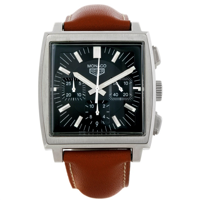 Watch strap Tag Heuer CS2111 BC0788 Leather 22mm