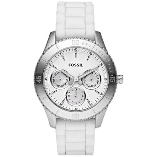 Fossil watch best sale silicone band