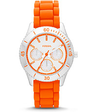 Fossil ES3532 watch strap Silicone 18mm