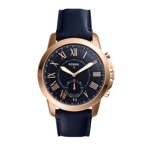Watch strap Fossil FTW1155 Leather 22mm
