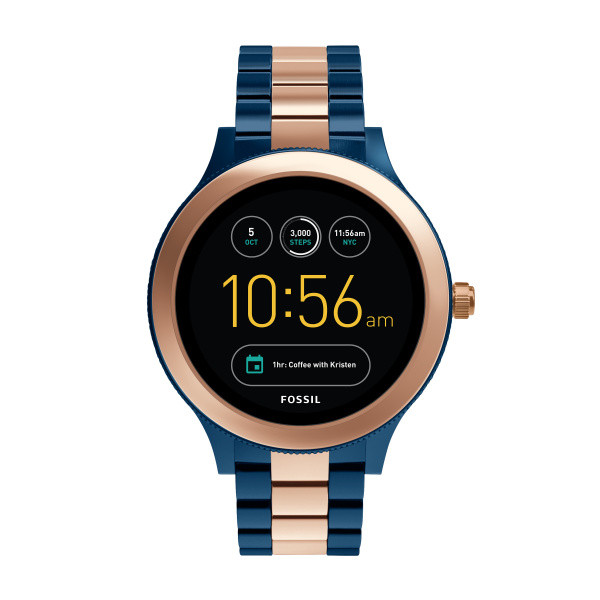 Fossil FTW6002 watch strap Stainless steel 18mm