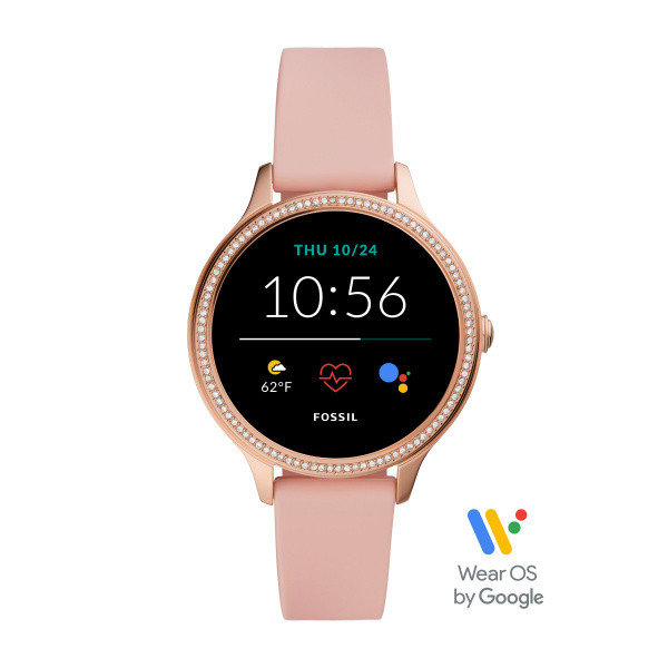 Fossil smartwatch best sale rubber strap