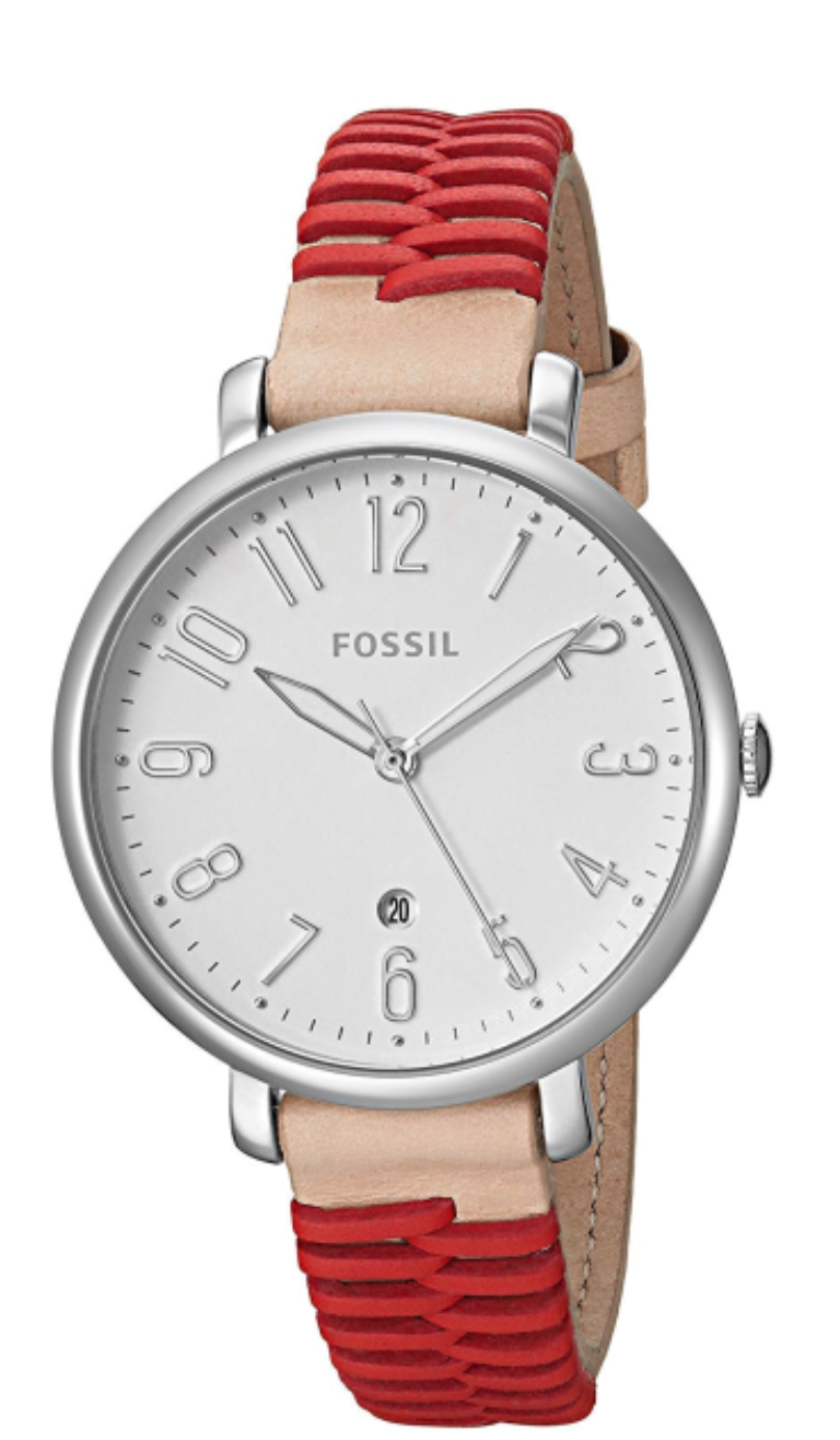 Watch strap Fossil ES4204 Leather 14mm