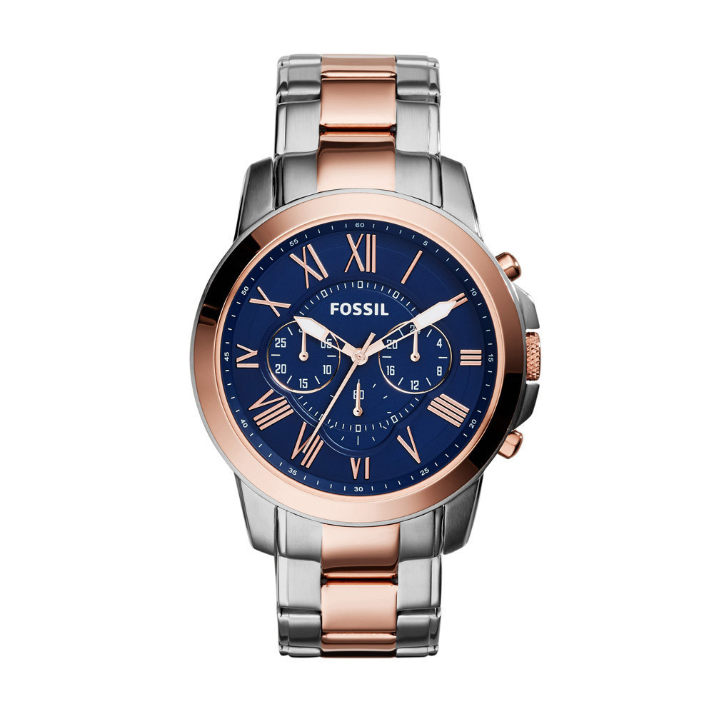 Watch band Fossil FS5024 Stainless steel 22mm