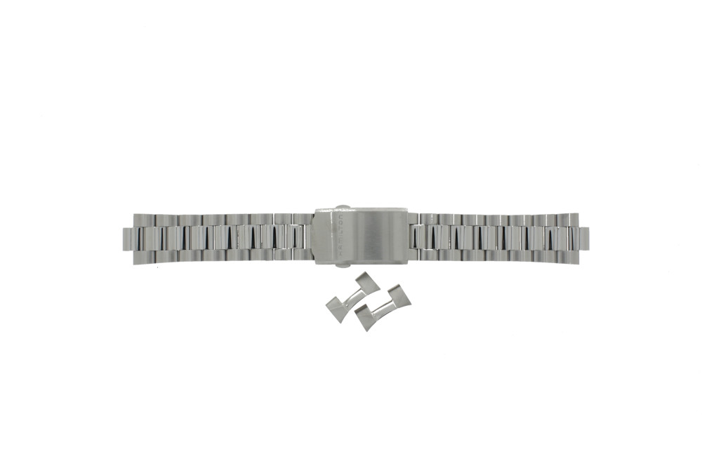 Watch strap Hamilton H705050 H001.70.505.133.01 H695705108 Steel 20mm