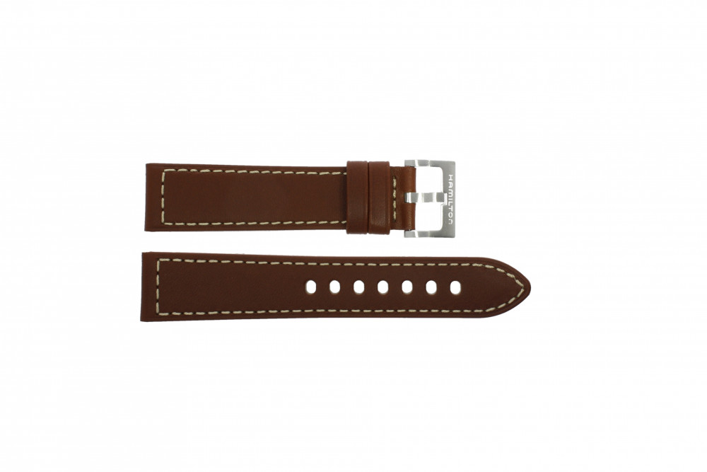 Watch strap Hamilton H764120L / H600.704.104 / H600704104 Leather 20mm