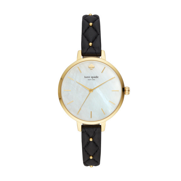 Kate spade watch discount black leather strap