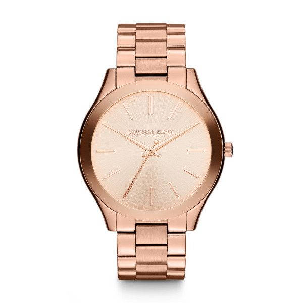 Michael kors rose gold watch links sale