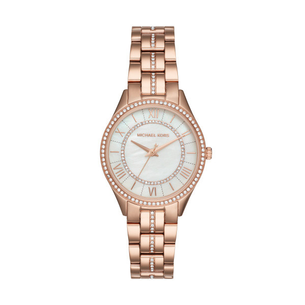 Michael kors rose gold watch links store
