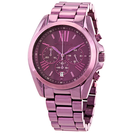Michael kors women's watch purple store