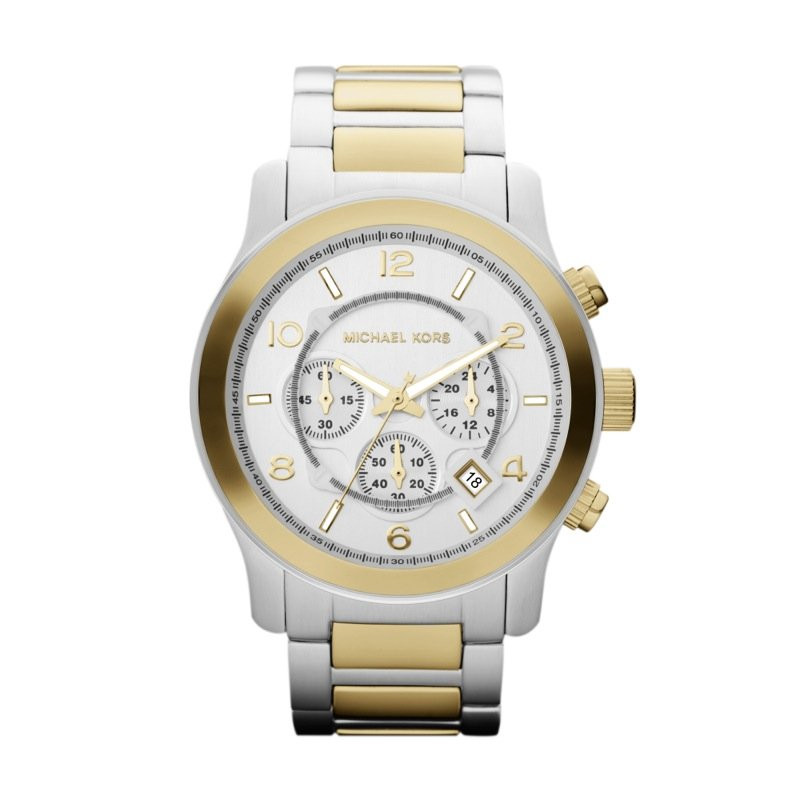 Watch strap Michael Kors MK8283 Steel Bi color 24mm