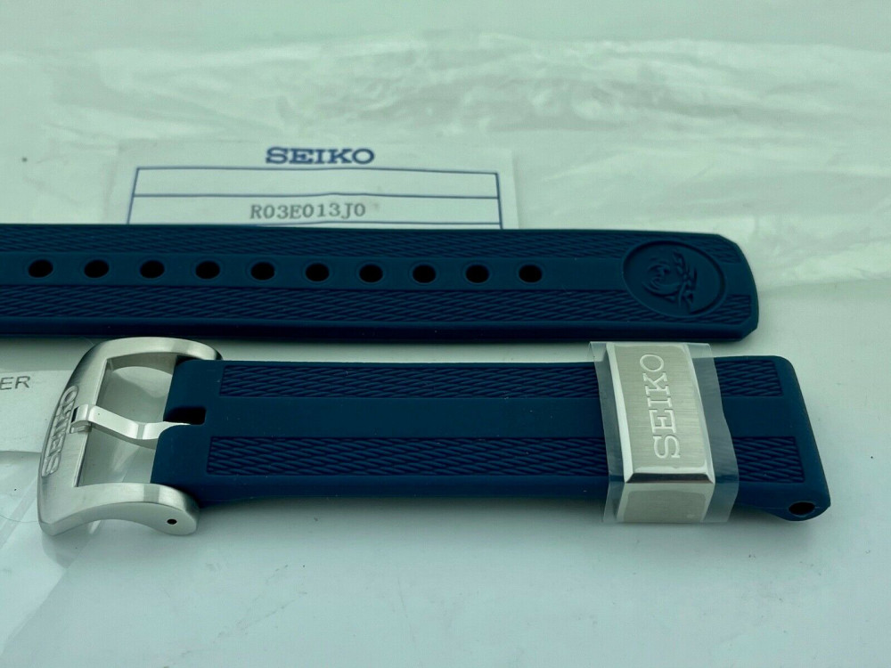 Seiko 6R35 01G0 / R03E013J0 / SPB183J1 watch strap Rubber 20mm