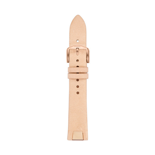 Watch strap Fossil S181285 Leather 18mm