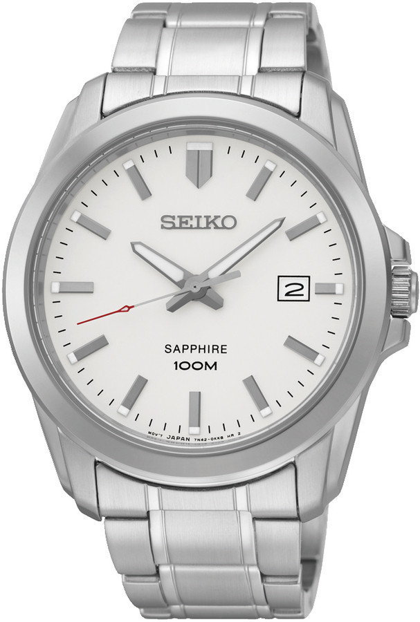 Watch strap Seiko 7N42-0GD0-SGEH45P1 Steel 21mm