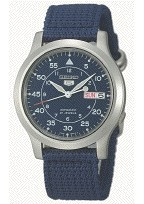 Watch band Seiko 7S26-02J0 / SNK807K2 / 4K12JZ Textiles 18mm