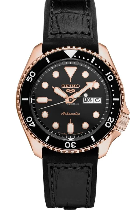 Watch band Seiko SRPD76K1 4R36-07G01 Leather 22mm - Main Image