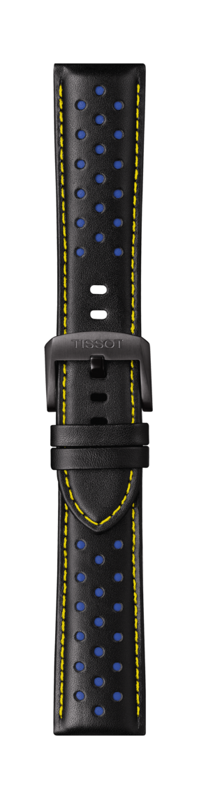 Watch strap Tissot T1166173605102 T600041553 Leather Black 22mm