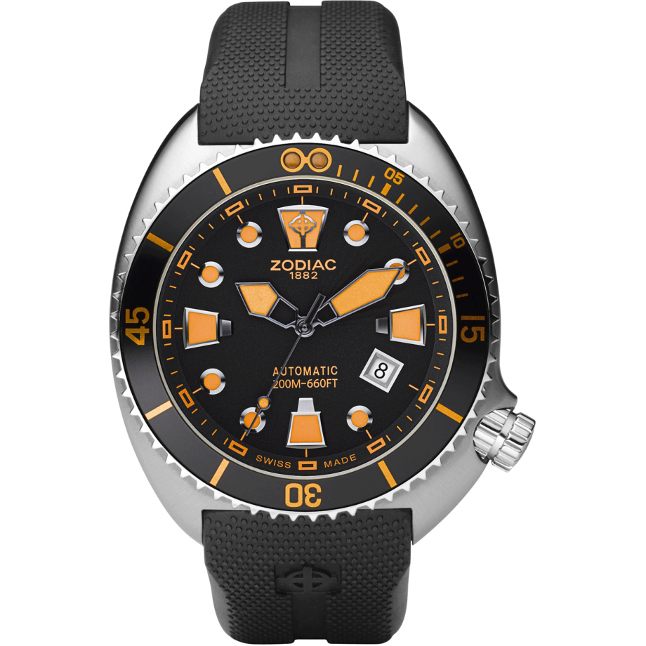 Watch band Zodiac ZO8007 ZO8018 ZO8010 Rubber 24mm