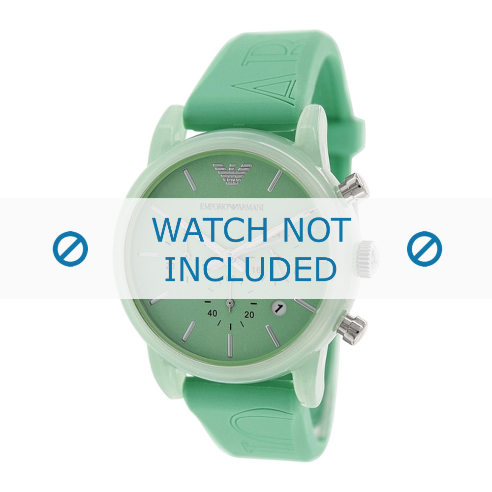 Armani watch green top strap